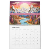JW 2026 Year Text -3D Majestic Mountain 12-month カレンダー (1月 2027)