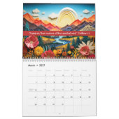 JW 2026 Year Text -3D Majestic Mountain 12-month カレンダー (3月 2027)