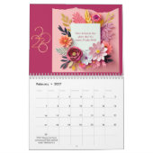 JW 2026 Year Text Calendar -Bursting With Color! カレンダー (2月 2027)
