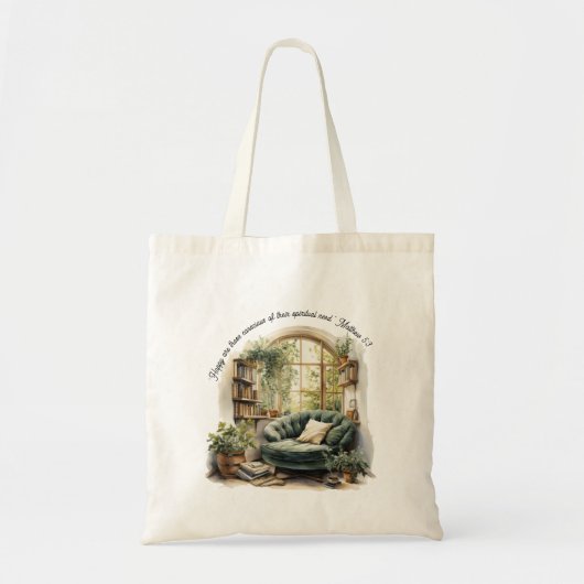 JW 2026 Year Text Cozy Nook Tote Bag トートバッグ (正面)