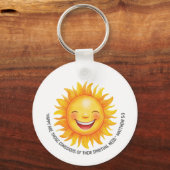 JW 2026 Year Text Matthew 5:3 Sunshine Keychain キーホルダー (正面)