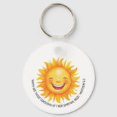 JW 2026 Year Text Matthew 5:3 Sunshine Keychain キーホルダー (裏面)