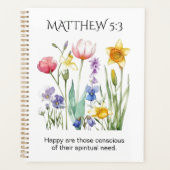 JW 2026 Year Text with Watercolor Florals プランナー手帳 (正面)