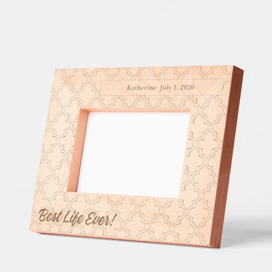 JW Baptism Gift-Keepsake Personalized! レーザー彫刻フレーム (左)