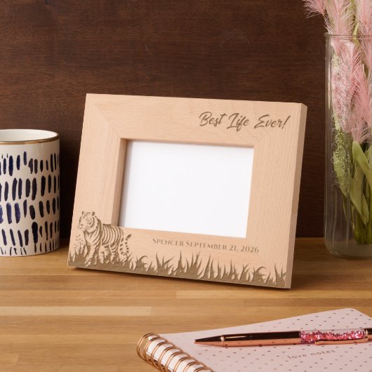 JW Baptism Keepsake -Personalized! レーザー彫刻フレーム (左)