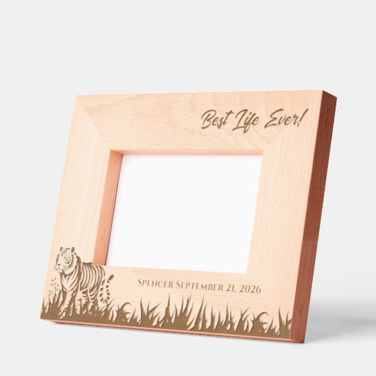 JW Baptism Keepsake -Personalized! レーザー彫刻フレーム (左)