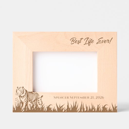 JW Baptism Keepsake -Personalized! レーザー彫刻フレーム (正面)