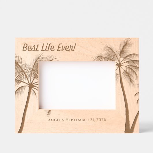 JW Baptism Keepsake -Personalized! レーザー彫刻フレーム (正面)