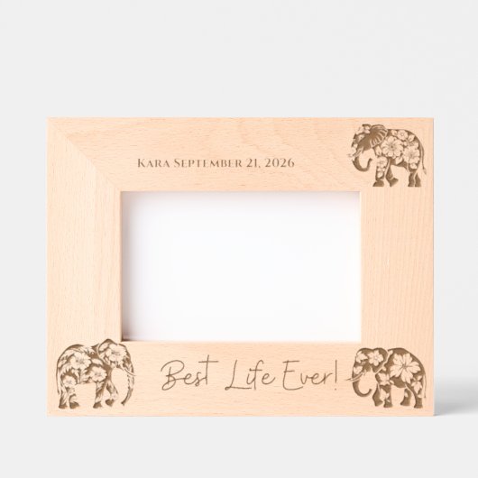 JW Baptism Keepsake -Personalized! レーザー彫刻フレーム (正面)