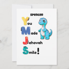 JW Cards for Young Ones - You Made Jehovah Smile! シーズンカード