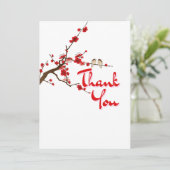 JW Cherry Blossom Scriptural Thank You Card  招待状 (スタンド正面)