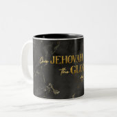 JW Coffee Cup for Brothers 2025年文字 ツートーンマグカップ (正面左)