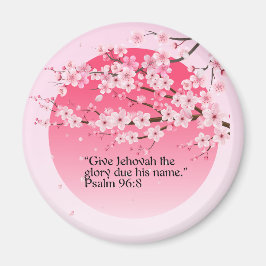 JW Gift Idea 2025 Year Text Magnet Psalm 96:8 マグネット