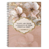 JW Gifts 2026 Year Text Happy Are Matthew 5:3 ノートブック (正面)