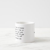 JW Gifts Mugs Personalize Observe Birds Intently  エスプレッソカップ (正面)