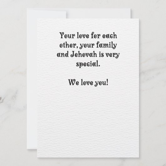 JW Happy Anniversary Card for Grandparents (裏面)