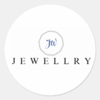 JW Jewelryステッカー ラウンドシール