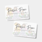 JW Keepsake Convention Badgeカード | 動物 バッジ (正面＆裏面)