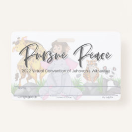 JW Keepsake Convention Badgeカード | 動物 バッジ