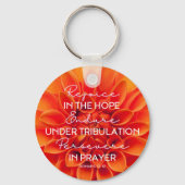 JW Keychain – 過激なローマ人に耐えるレジョイス12:12 キーホルダー (裏面)