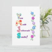 JW Kids Greeting Card "You made Jehovah smile"! シーズンカード (スタンド正面)