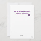 JW Kids Greeting Card "You made Jehovah smile"! シーズンカード (裏面)