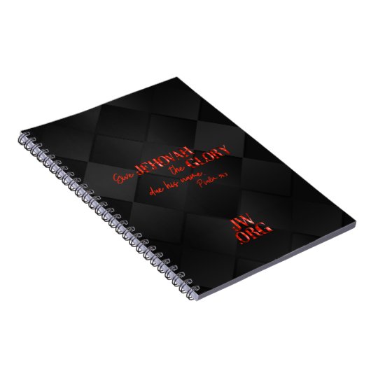 JW Notepad for Brothers in Red/Black ノートブック (右側)