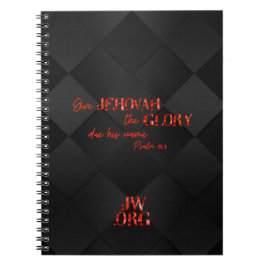 JW Notepad for Brothers in Red/Black ノートブック