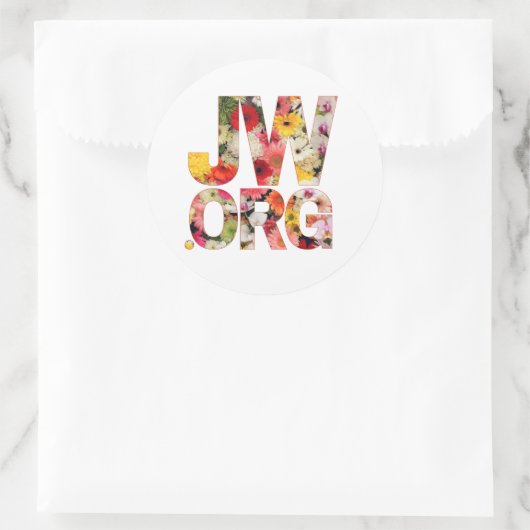 JW.orgとエホバの証人のデイジー ラウンドシール (バッグ)