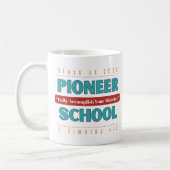 JW Personalizable Pioneer School 2023 & 2 Tim 4:5 コーヒーマグカップ (左)