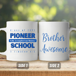 JW Personalizable Pioneer School 2023 & 2 Tim 4:5 コーヒーマグカップ