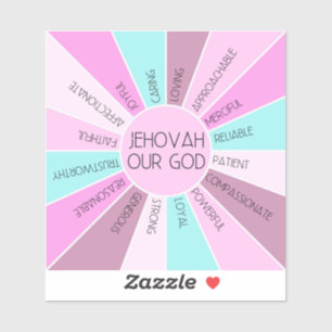 JW Qalty of Jehovah Our God Vinylステッカー シール