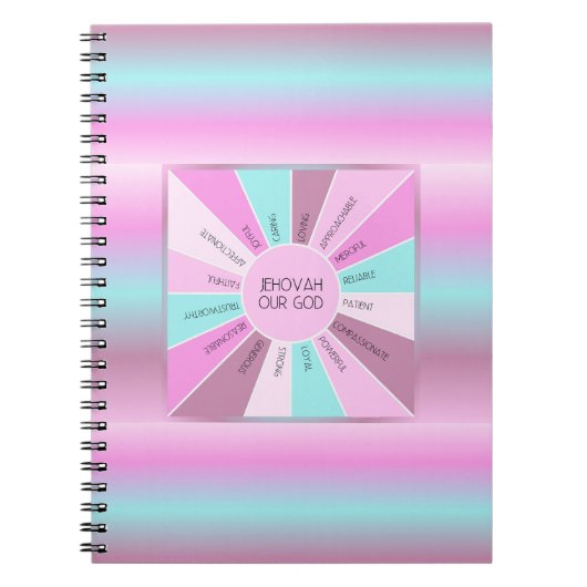 JW Qalty of Our God Jehovah Notebook ノートブック (正面)