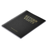 JW Return Visits Notes And Details Spiral ノートブック (左側)