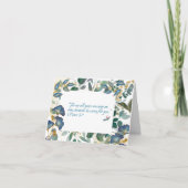 JW Sympathy Card -Floral -Scripture 1 Peter 5:7 カード (正面)