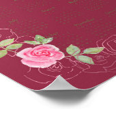 JW year text calendar customizable ポスター (角)