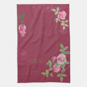 JW year text customize with calendar  キッチンタオル (縦)