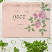 JW year text customize with calendar キッチンタオル (折り畳み)