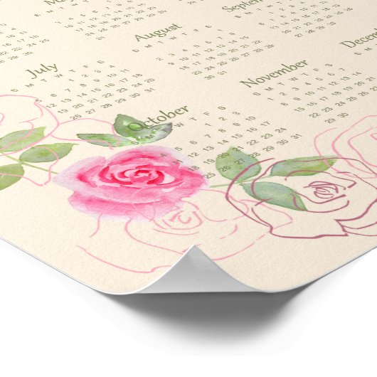 JW year text Matthew 5:3 calendar customizable ポスター (角)