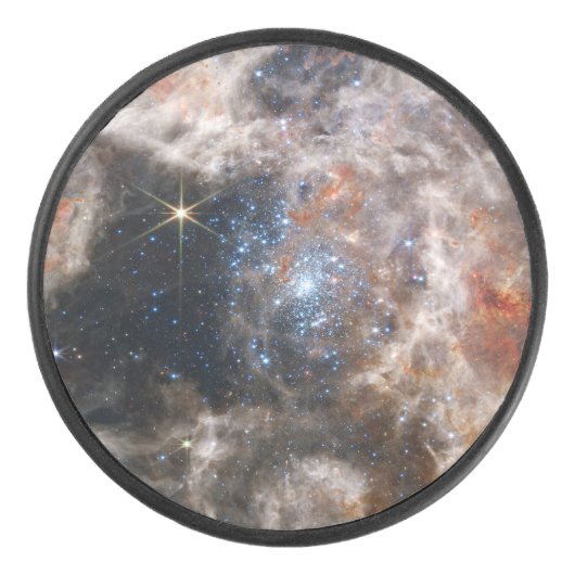 JWSTのタランチュラ星雲の画像 アイスホッケーパック (正面)