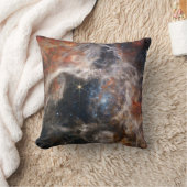 JWSTのタランチュラ星雲の画像 クッション (ブランケット)