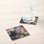 JWSTのタランチュラ星雲の画像 スクエアペーパーコースター (インサイチュ)