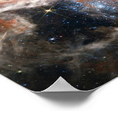 JWSTのタランチュラ星雲の画像 ポスター (角)