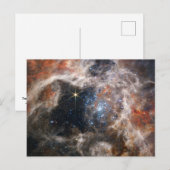 JWSTのタランチュラ星雲の画像 ポストカード (正面/裏面)