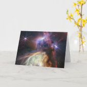 JWSTの追内呂星像 カード (黄色い花)