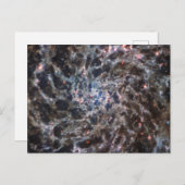 JWSTの銀河系IC5332のボーン ポストカード (正面/裏面)