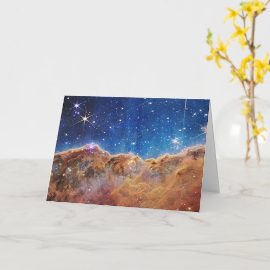 JWSTジェームズウェッブ宇宙宇宙望遠鏡 カード (黄色い花)