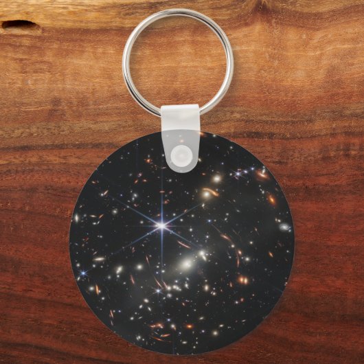 JWSTジェームズウェッブ宇宙望遠鏡の最初の画像 キーホルダー (正面)