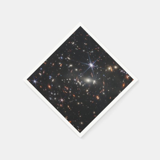 JWSTジェームズウェッブ宇宙望遠鏡の最初の画像 スタンダードカクテルナプキン (角)
