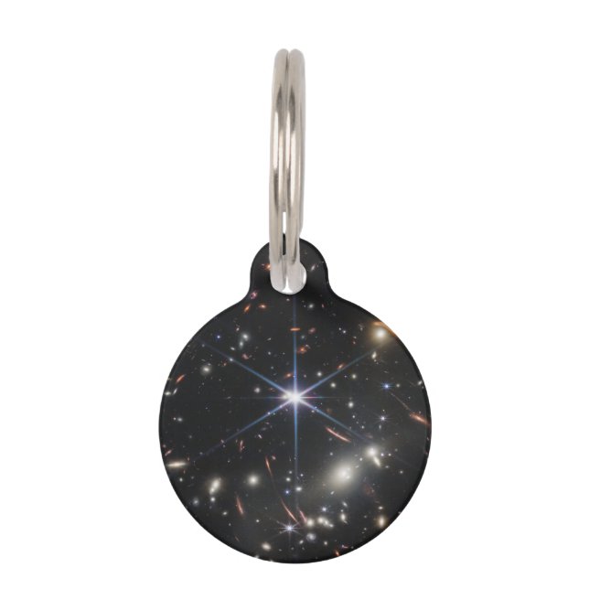 JWSTジェームズウェッブ宇宙望遠鏡の最初の画像 ペット　ネームタグ (正面)